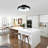 Indoor Flush Mount Ceiling Fan With LED Light And Remote Control