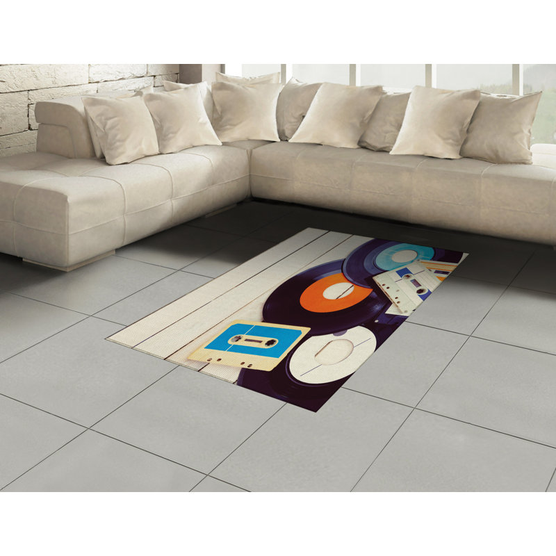 Tapis décoratif Indie High Density, Rectangle— 4 pi x 5 pi 8 po