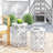 Faliha Powder-Coated Iron Cut Round Side Table-130003276-134056317