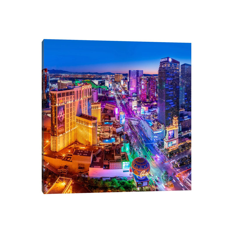 Las Vegas Neon Boulevard - impression d'art mural