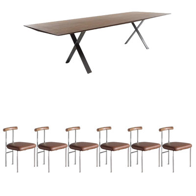 Ensemble de salle à manger rectangulaire
