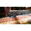 Hand Knotted Wool Area Rug in Blue
