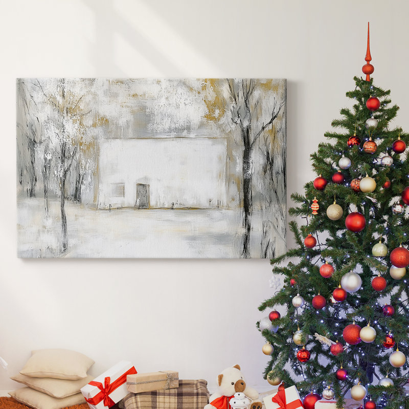 Christmas Holiday Arts - Toile tendue avec châssis, H 40 po x l 60 po