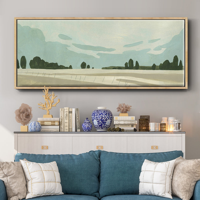 Farmland Study III- Framed Canvas