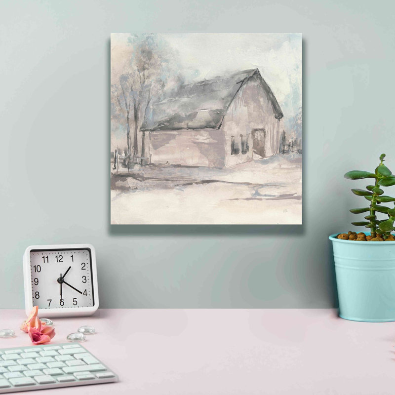 «Barn I» par Chris Paschke, estampe numérique sur toile, H 12 po x l 12 po x P 0,75 po