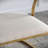Basic Accent Chair, Distressed Gold