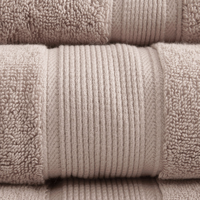 100% Cotton 8 Piece Antimicrobial Towel Set, Pink