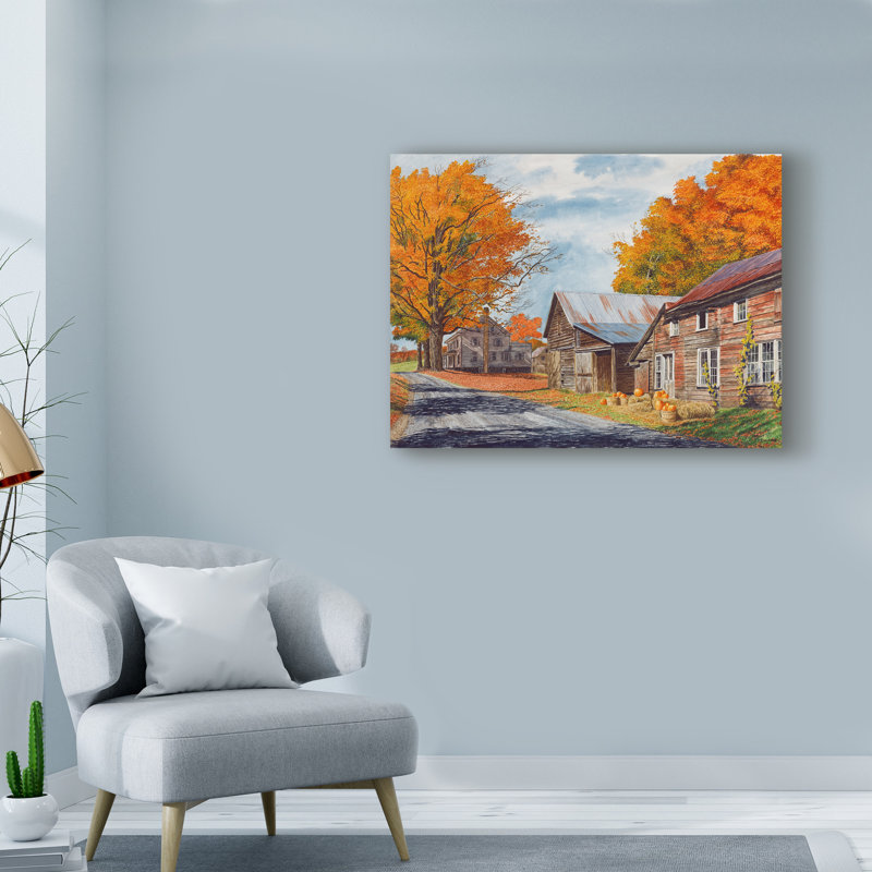 « october country driver », reproduction de photo sur toile tendue, H 24 po x l 32 po x P 2 po