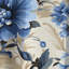 Panneaux de rideaux floraux en filigrane bleu cobalt victorien IV-95458364