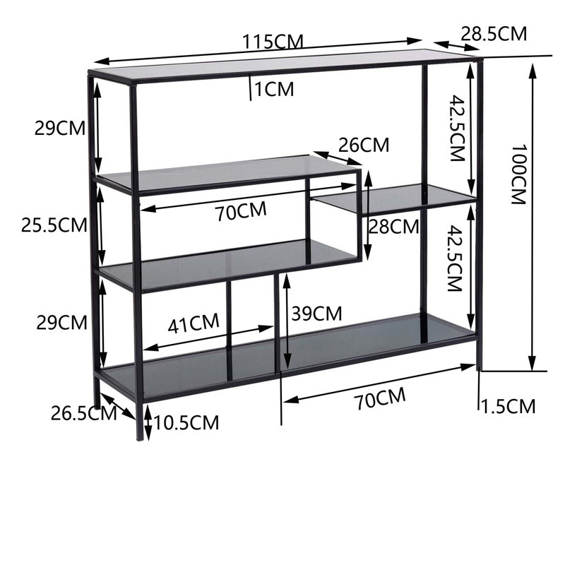 115 cm Wide Shelf Loft