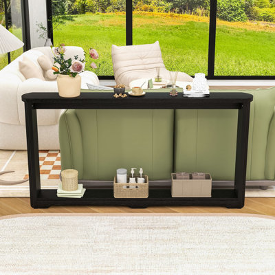 Stylish Multifunctional Sofa Table –Sturdy Construction by Ebern Designs