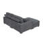 Canapé modulaire 3 pièces avec repose-pieds-991118649