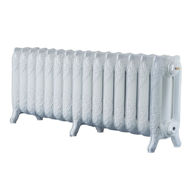 Aahil Horizontal Radiator, White, 470mm H x 1204mm W x 251mm D