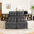 Modular Dark Gray Chenille , Storage Space, Flexible Use And Mobility Combined
