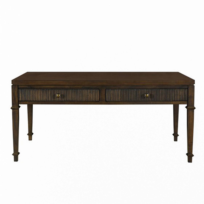Fluted 2-Drawer Coffee Table