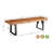Chaliyah Solid Wood Bench-266960431