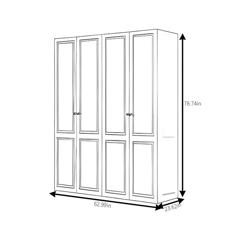 Koenig, 79" H x 63" W x 24" D