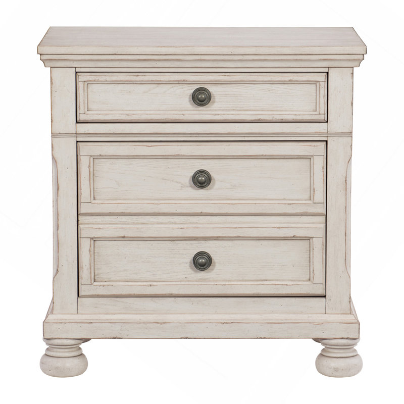 Table de chevet 1 pièce Transition, Blanc