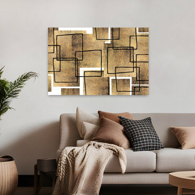 Art contemporain abstrait connecté