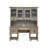 Writing Desk With Bookcase Credenza And Hutch-325210901