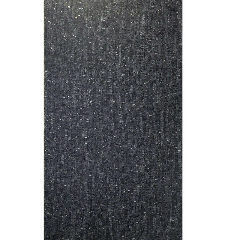Papier peint texturé métallique gris anthracite industriel noir