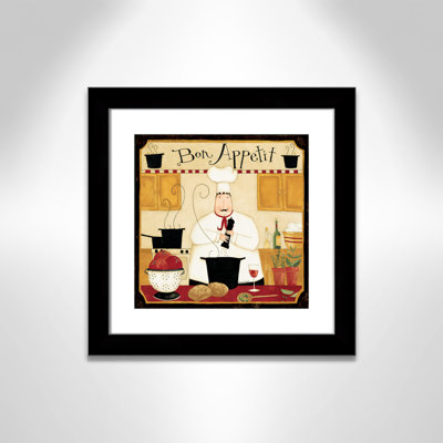 Onna Bon Appetit, impression encadrée