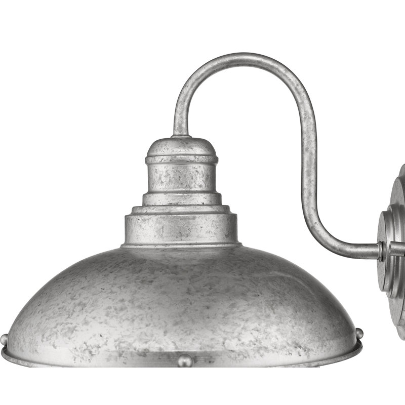 Luminaire de grange d'extérieur 14 po Bilger, Galvanisé