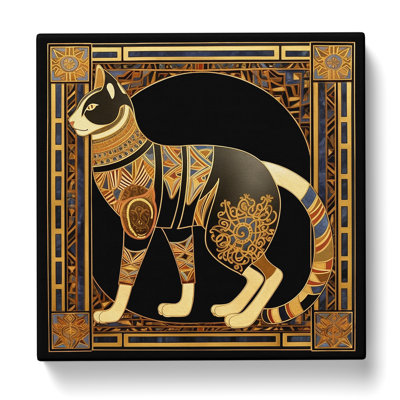 Egyptian Cat Art Deco No.1 - Print