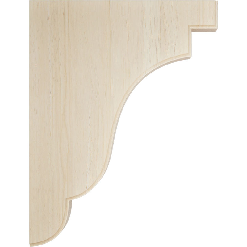 Support Bedford, Hévéa, 1,75 po X P 7,25 po X P 9,5 po H