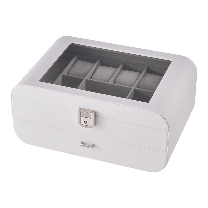 Minimalist Jewelry Box, White