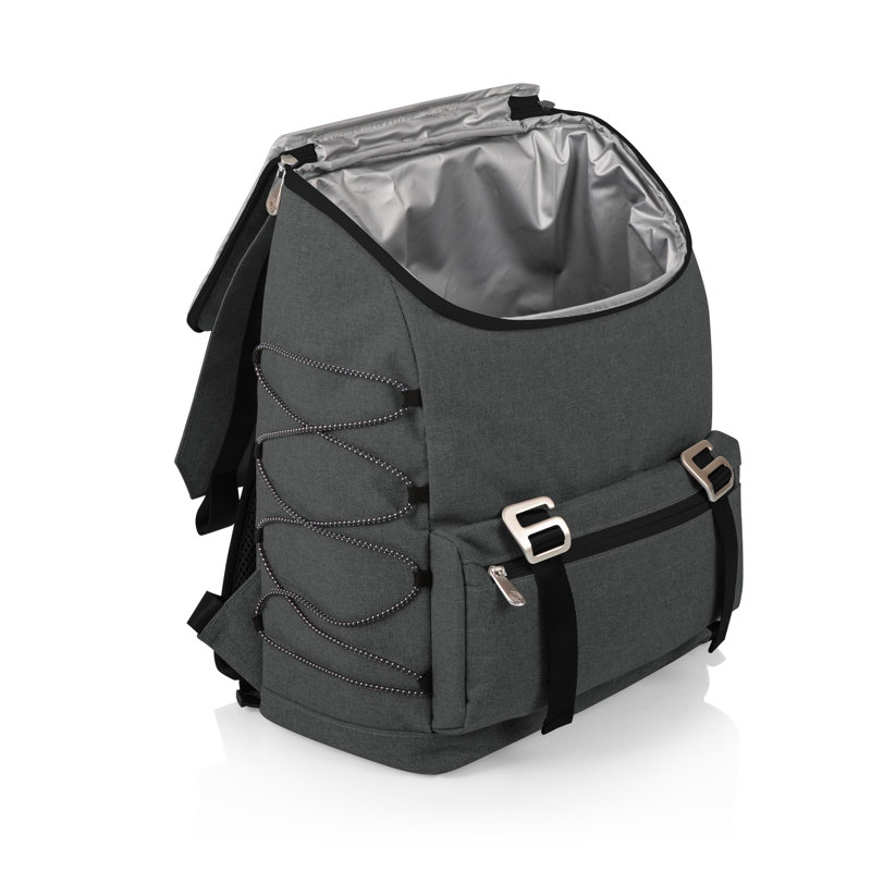 Sac à dos pour glacière extérieure à côtés souples et à traverses souples, Gris