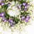 Blanc / Mauve / Vert