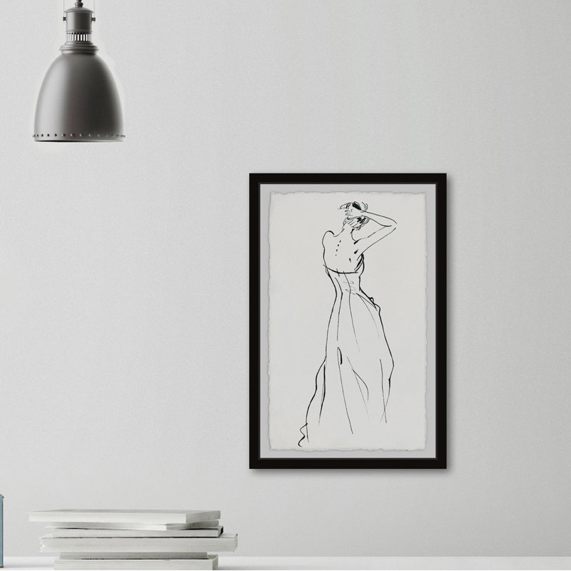 Sexy Back 1 Piece Single Picture Frame Painting, 91cm H x 61cm W x 3.81cm D