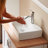 Modern 32" Bathroom Vanity with Sink & Storage | Solid Wood Vanity Cabinet | Above-Counter Basin | Space-Saving Design