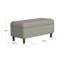 Banc de rangement capitonné-129000743