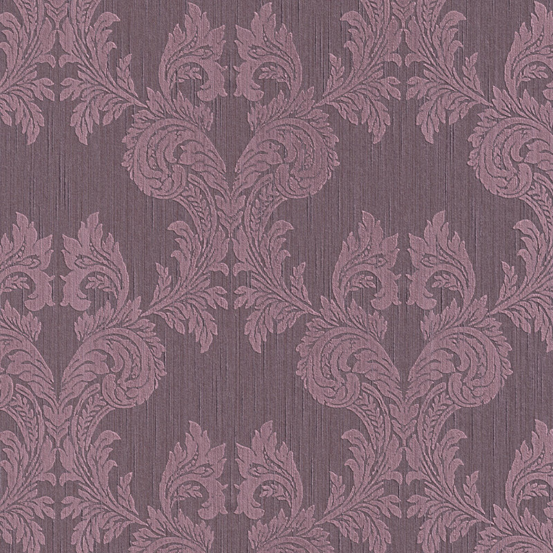 Tessuto 10.1m x 53cm Wallpaper, Purple and lilac