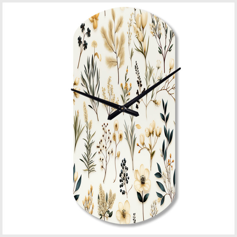 Horloge murale Botanical, Grand