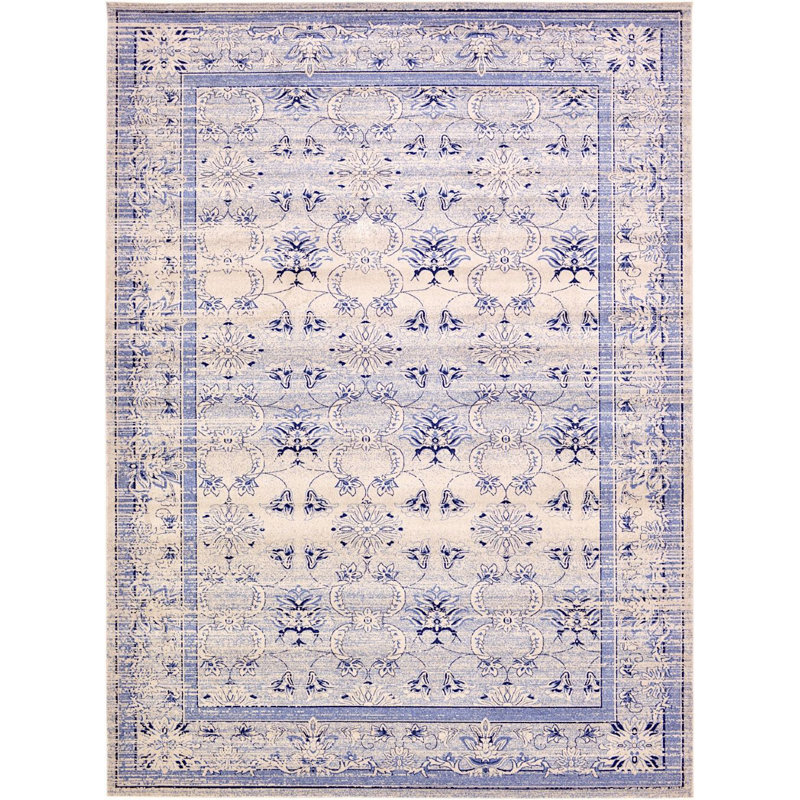Tapis bleu Eljon, Rectangle 8 pi x 11 pi