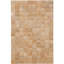 Cowhide Geometric Area Rug in Biscotti-791566028