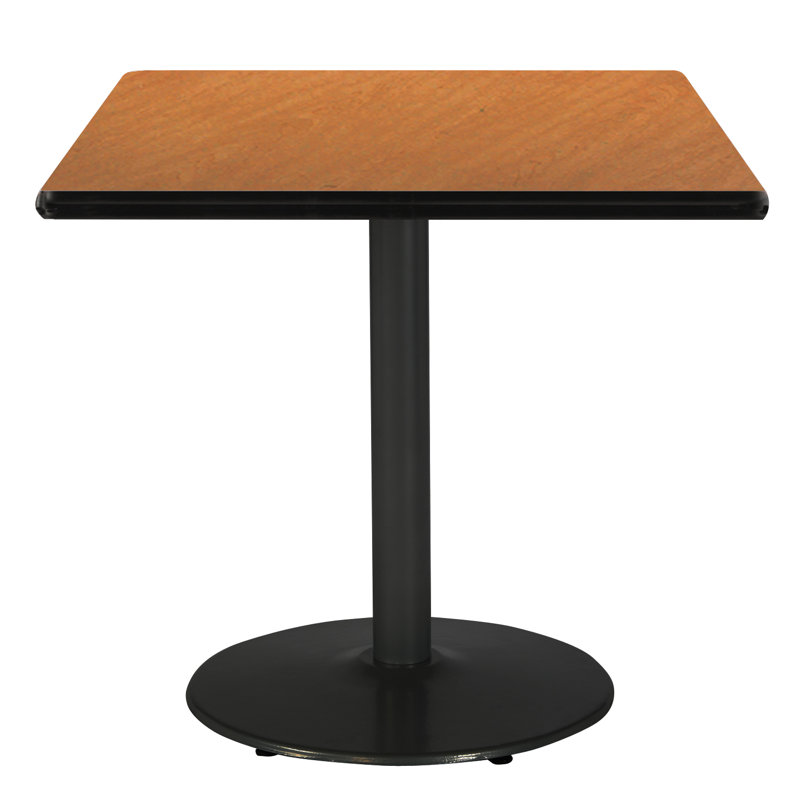 Dining room table Mode Breakroom, Noir, Chêne moyen, H 29 po x L 36 po x l 36 po