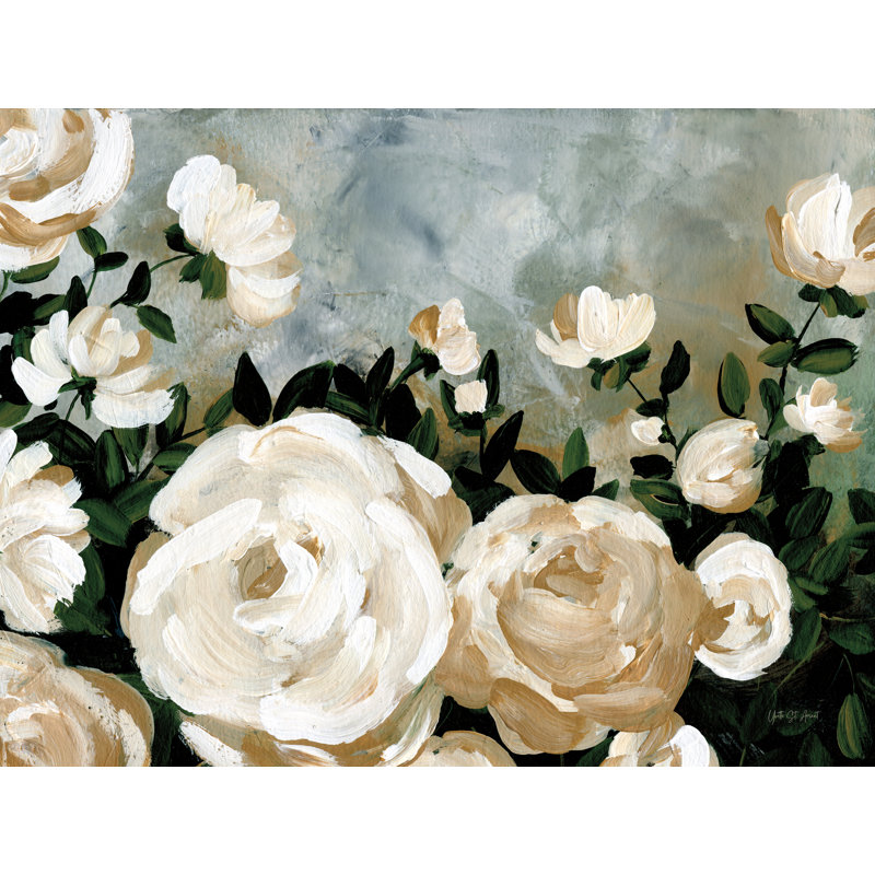 Moody Garden par Yvette St. Amant, H 18 po x l 24 po, Imprimé avec cadre blanc, Non