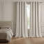 Paire de rideaux en occultant 52 po x 84 po Mira 100% polyester blanc Mira-128757289