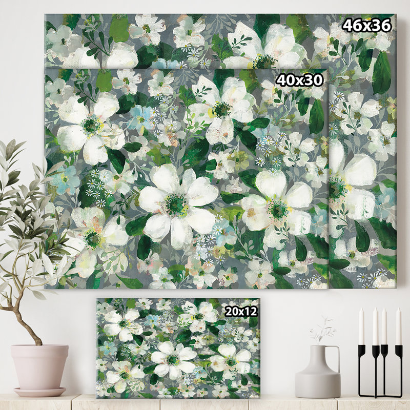 Reproduction d'art sur toile tendue, H 20 po x l 20 po x P 1 po