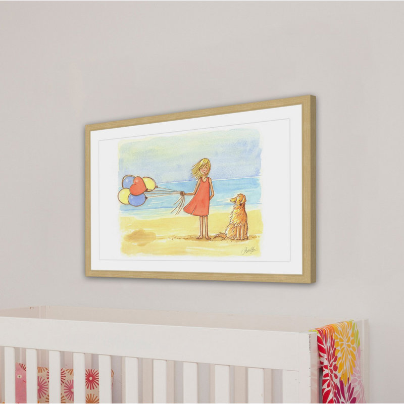 Bell Windy Beach by Phyllis Harris - Print, 41cm H x 61cm W
