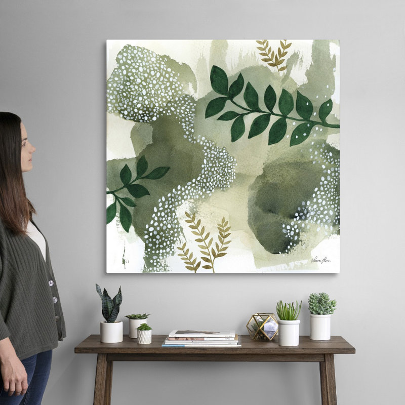 Art mural sur toile Woodland Walk IV, Toile tendue, H 36 po x l 36 po