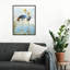 «Heron Jumelage» par Aimee Wilson - reproduction encadrée sur toile-86870146-86870147