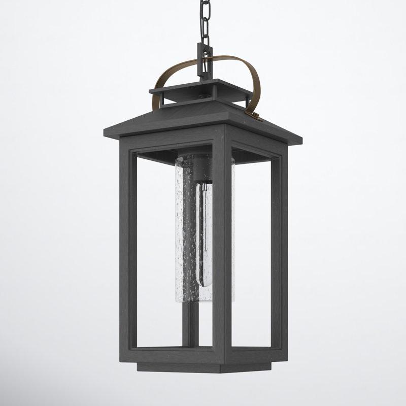 Nat Outdoor Hanging Lantern, Ash Bronze