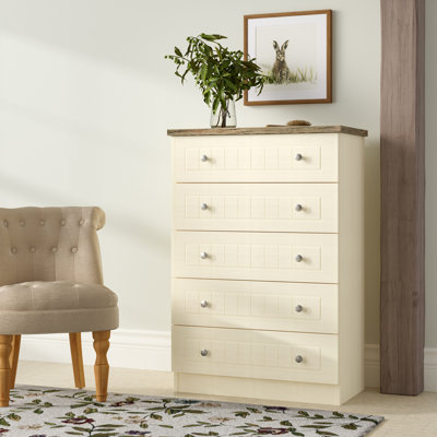 Fully Assembled Rosio 5 Drawer Chest