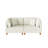 Seemab 2 - Piece Upholstered Corduroy Modular Sectional with Pillow Back and Solid Wood Legs-439899482