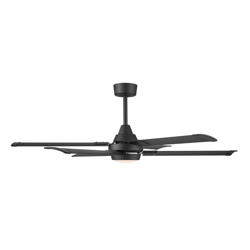 Soarin 56" 5CCT LED Smart Ceiling Fan, Coal, Black